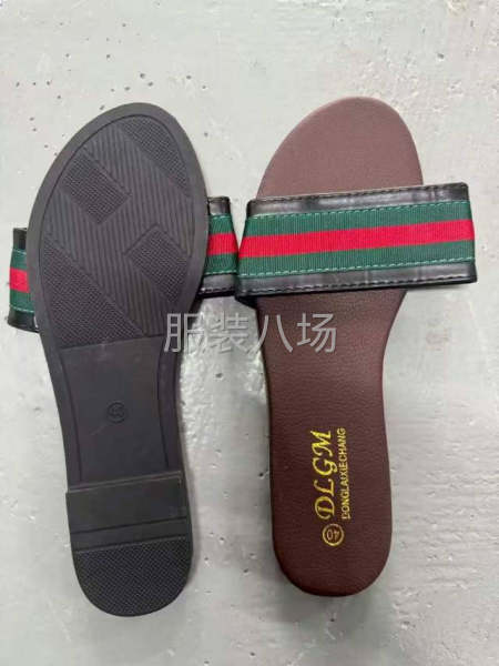法式低跟一字拖鞋女鞋子-第9张图片