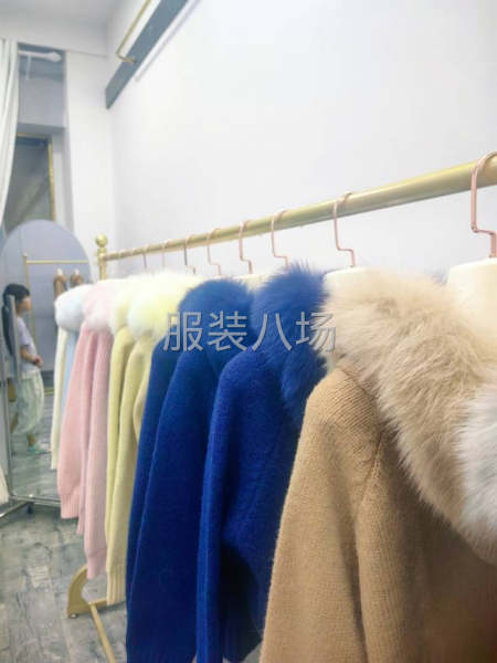 加工 裘皮工艺仿貂皮毛一体外套-第1张图片