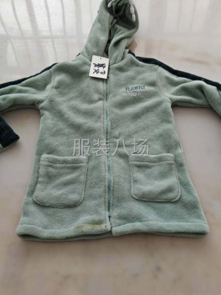 珊瑚绒布料，爬爬，外套，要上拉链-第1张图片