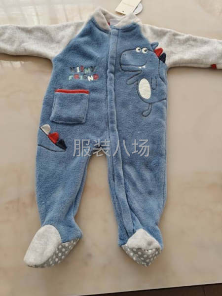 珊瑚绒布料，爬爬，外套，要上拉链-第2张图片