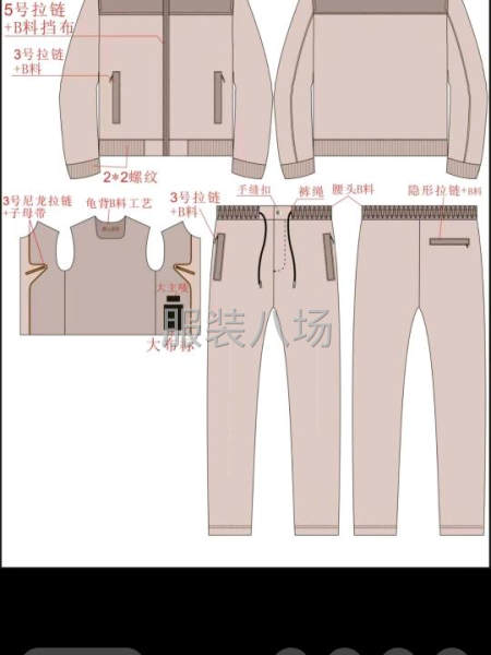 套装全年款式差不多，也可以单独做裤子或者衣服-第7张图片
