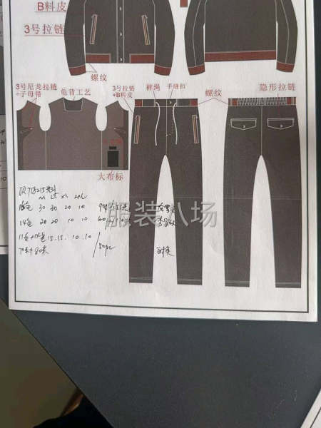 套装全年款式差不多，也可以单独做裤子或者衣服-第1张图片