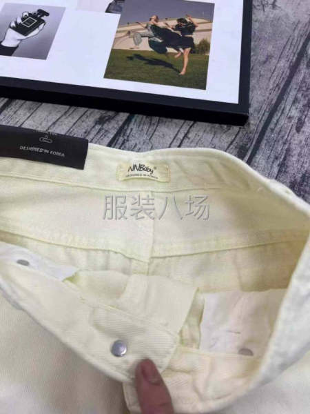 杏色半身裙女夏季新款高腰显瘦包臀百搭牛仔短裙-第5张图片