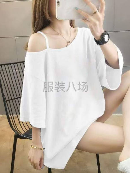 短袖吊带t恤，449件，单款4色，白色多，尺码S-XL-第1张图片