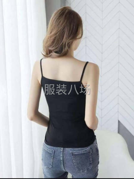 新货女装吊带，颜色：白色，黑色，两个款式，长期供应-第7张图片