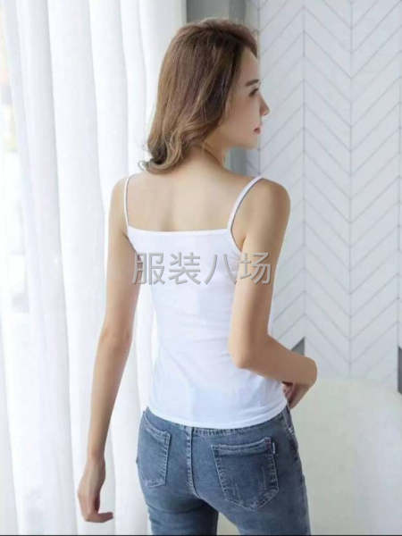 新货女装吊带，颜色：白色，黑色，两个款式，长期供应-第6张图片