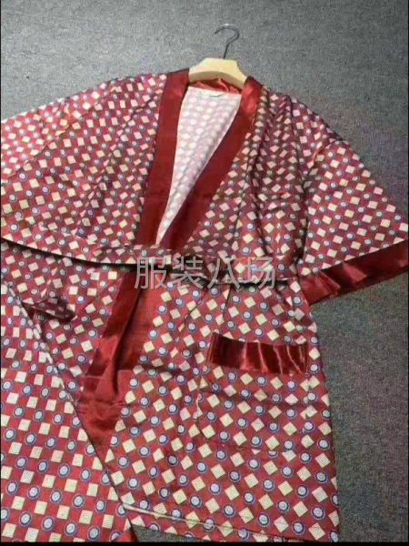 男装睡衣套装181套两个颜色，两个面料：一个纺真丝，一个纯棉-第5张图片