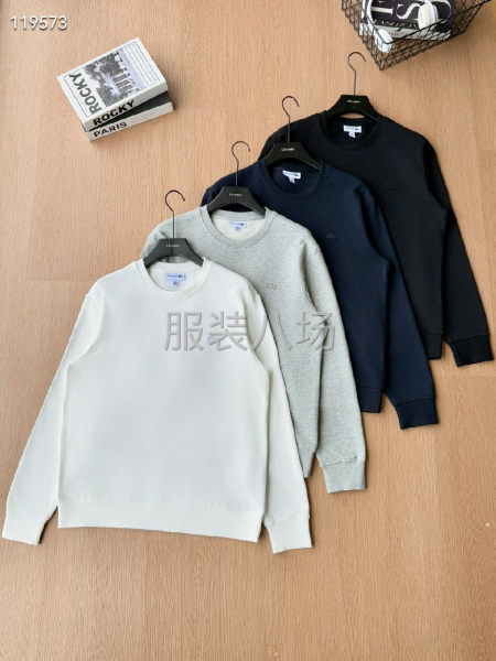 LACOSTE. 2026秋季新品专柜同款 刺绣工艺棉质圆-第1张图片