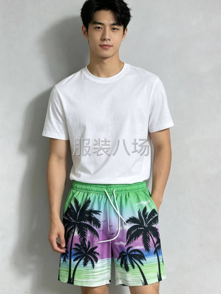男装沙滩短裤颜色多款式多，长期供应-第1张图片