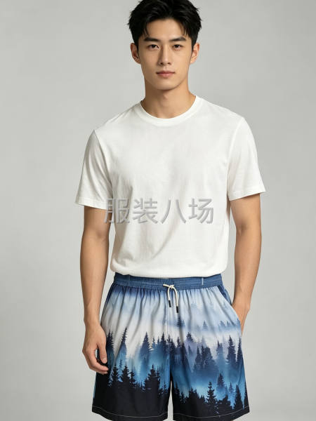 男装沙滩短裤颜色多款式多，长期供应-第6张图片