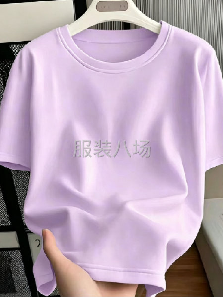 外贸尾货清仓｜索罗娜螺纹T恤仅8元/件 面料顺滑透气，外贸-第1张图片