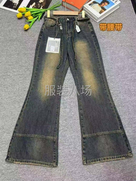 全清17.9
专柜品质，美式复古做旧牛仔裤-第9张图片