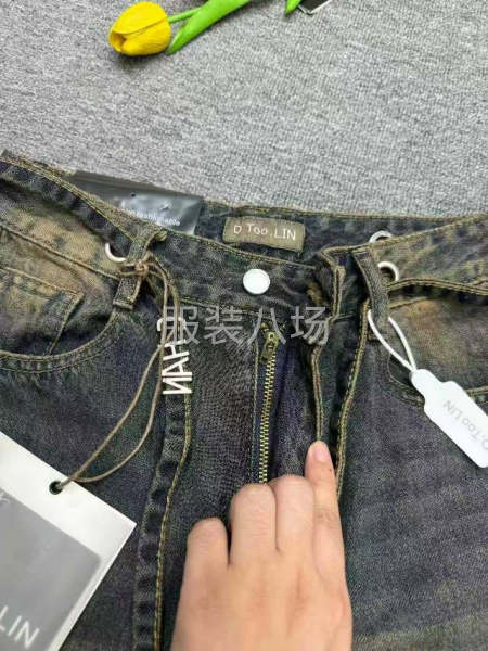 全清17.9
专柜品质，美式复古做旧牛仔裤-第5张图片