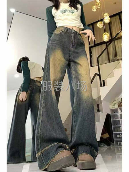 全清17.9
专柜品质，美式复古做旧牛仔裤-第8张图片