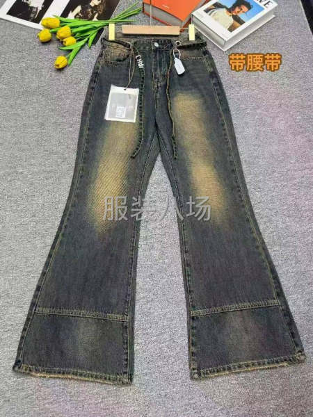 全清17.9
专柜品质，美式复古做旧牛仔裤-第6张图片