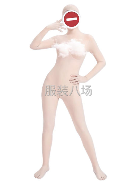 全包裹紧身衣，手脚指分趾，有布料，有图版，锦氨四面弹主布料-第1张图片