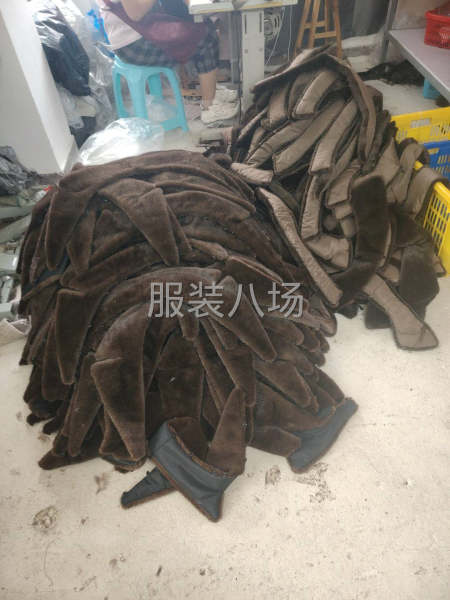辛集外发毛领挂里布